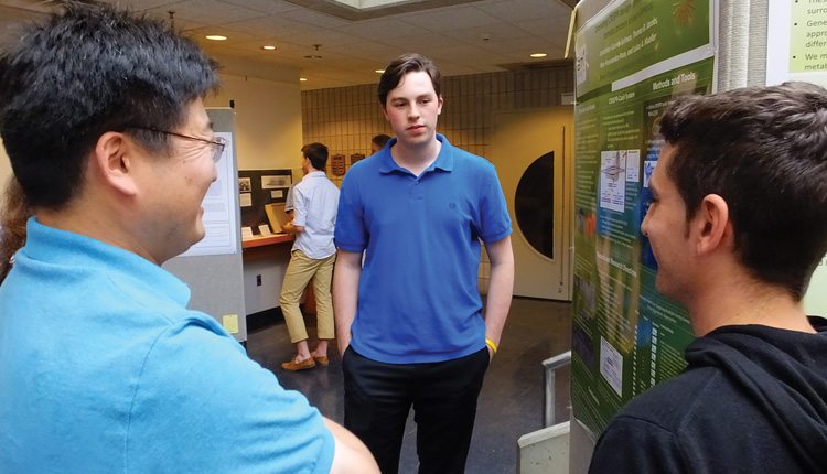 Jonathan Gomes Selman has designed software that improves upon the CRISPR technology. Photo by Christianne McMillan White