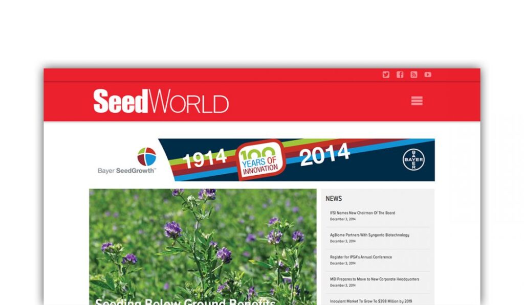 SeedWorld.com Screenshot