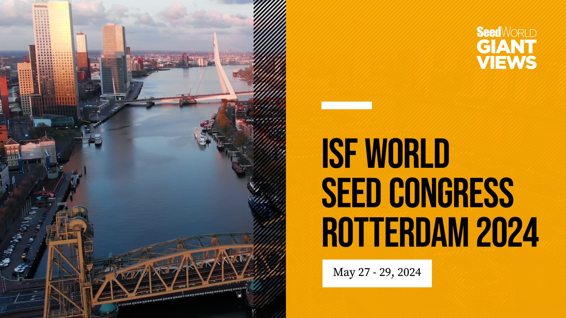 ISF World Seed Congress Rotterdam 2024 Promo Seed World