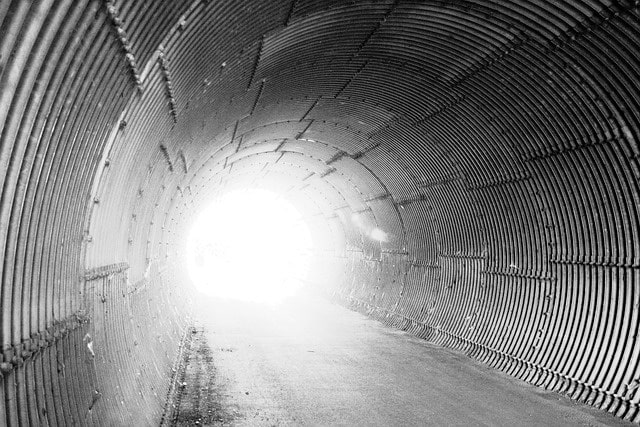 light, tunnel