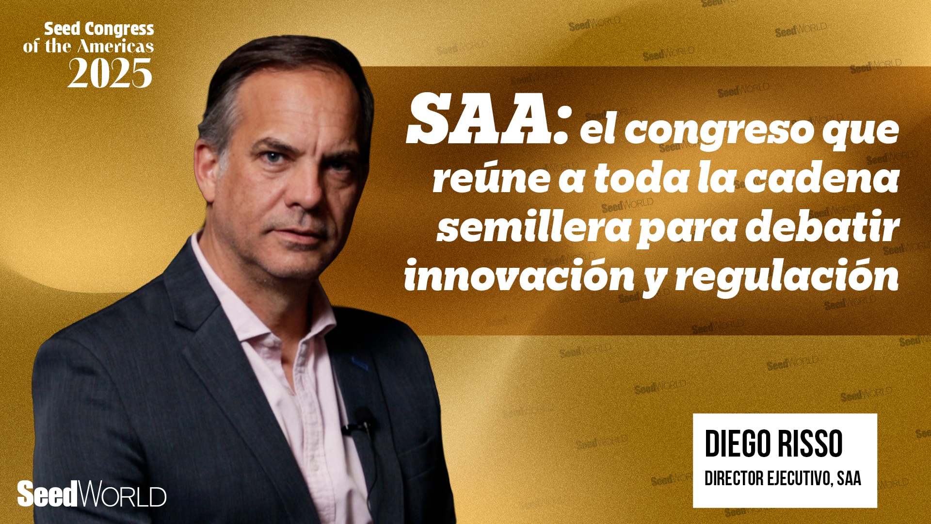 SAA: el congreso que reúne a toda la cadena semillera para debatir ...