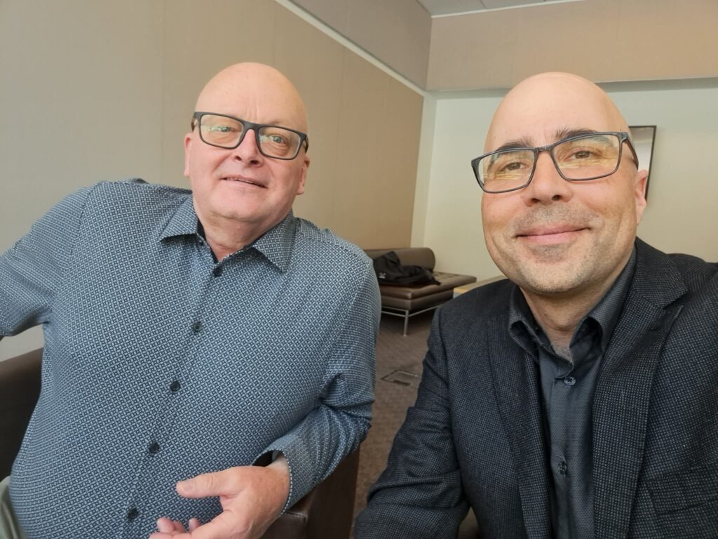 Marc Zienkiewicz and Kelly Turkington