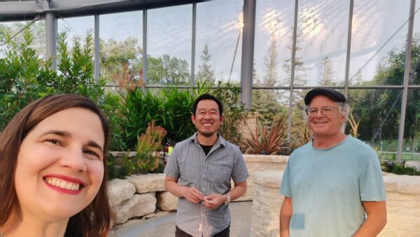 Dean Spaner (right) with students and colleagues Enid Perez-Lara and Hiroshi Kubota.