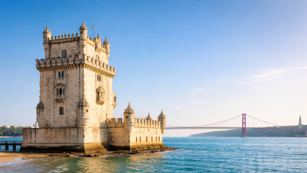 Belém Tower in Lisbon, Portugal, overlooking the Tagus River, symbolizing the city's historic role as a global gateway and host of the 2026 ISF World Seed Congress.