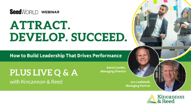 Executive leadership strategy webinar featuring Stephanie Liska, Aaron Locker, Shawn Brook and Jon Leafstedt discussing leadership development and succession planning.