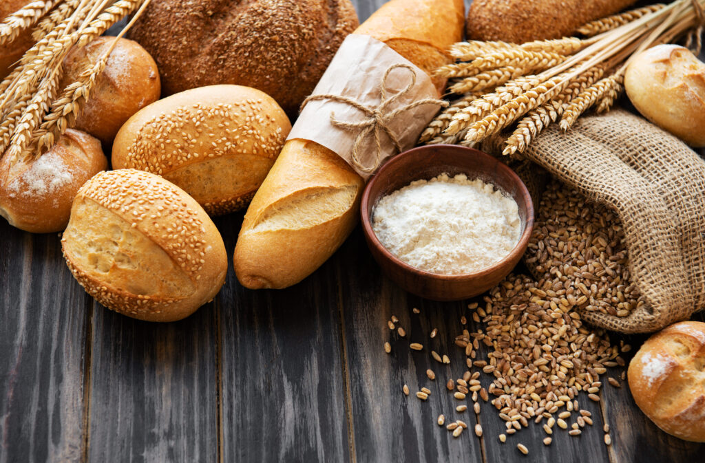 Assortment of baked bread